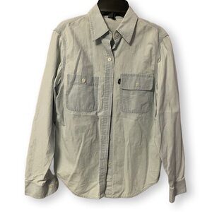 Lauren Ralph Lauren - Vintage Light Blue Denim Button Down Shirt | Small